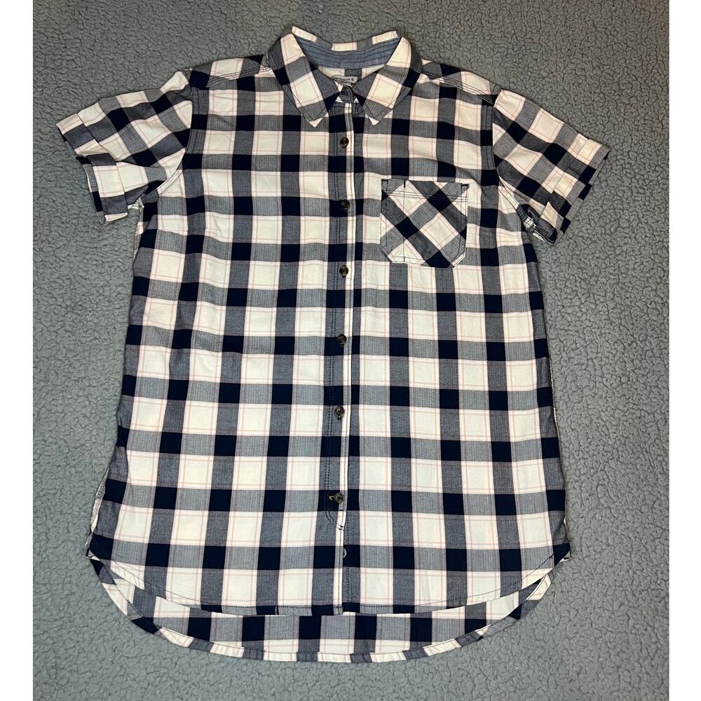 Carhartt Button Down Shirt Womens Medium 8/10 (B110363)